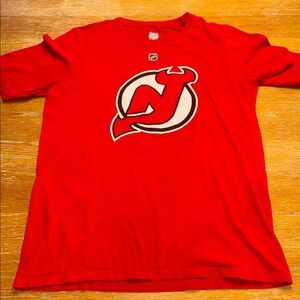 NHL Red New Jersey Devils Short Sleeve Tee